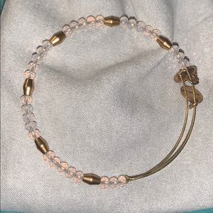 Pink Beaded Alex and Ani Bracelet